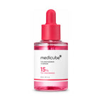 Medicube TXA Niacinamide 15 Serum 30 ml dropper bottle on a white background