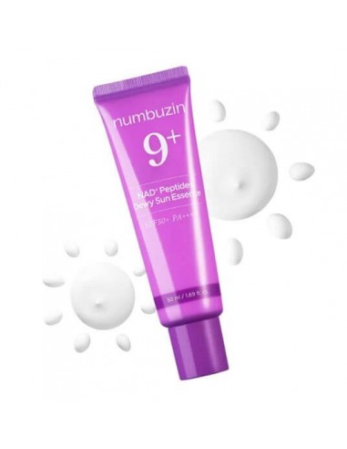 Numbuzin No.9 NAD Peptides Dewy Sun Essence SPF50+ PA++++