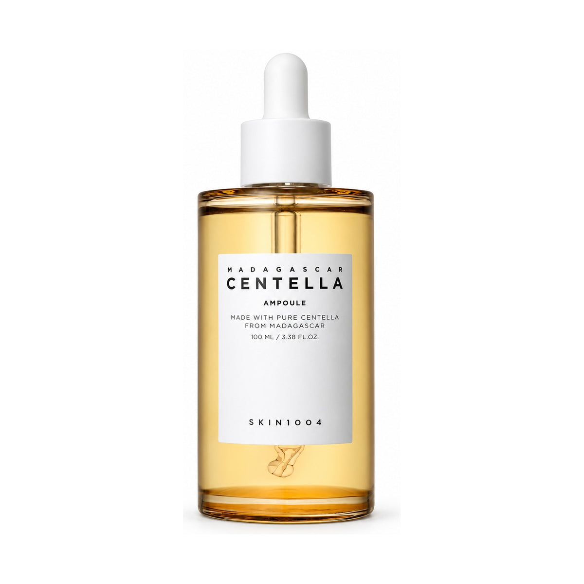 SKIN1004 Madagascar Centella Ampoule 100 ml dropper bottle on a white background